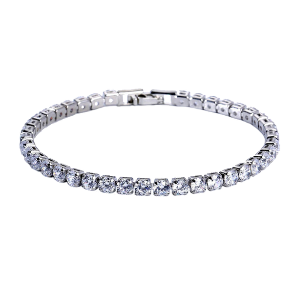 Crystal Zilveren Armband (4mm)