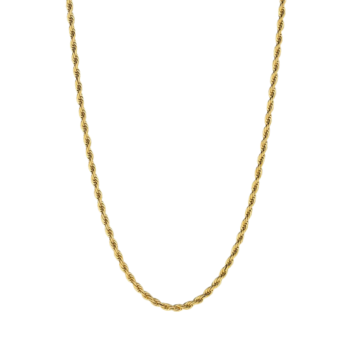 Swirl Gouden Ketting (3mm)