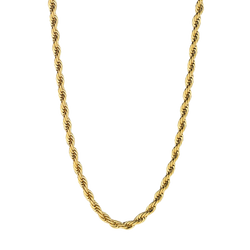 Swirl Gouden ketting (5mm)