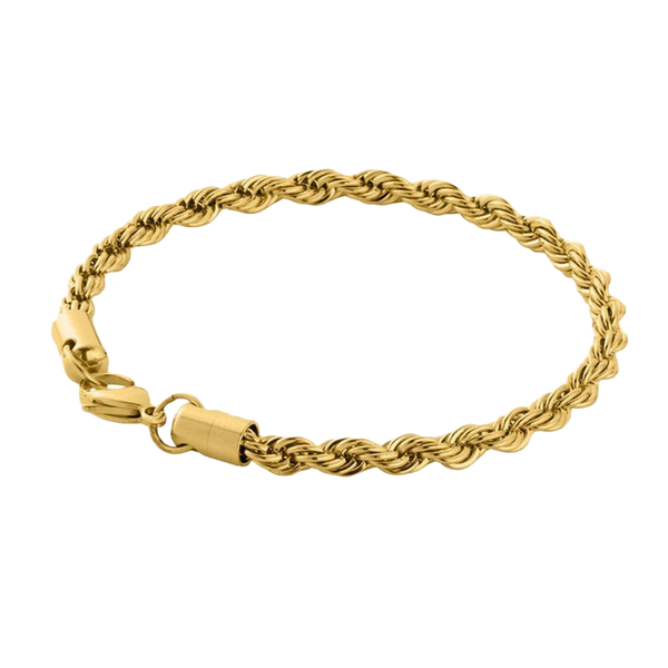 Swirl Gouden Armband (4mm)