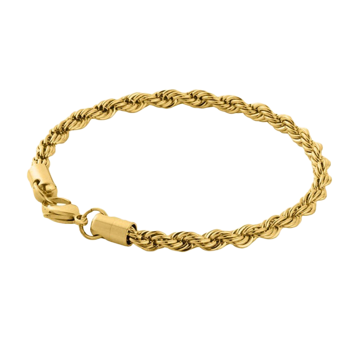 Swirl Gouden Armband (4mm)